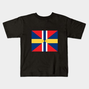 Union mark of Norway and Sweden Kids T-Shirt